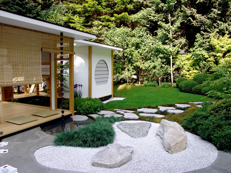 Ландшафтный дизайн участков - проект японского сада