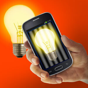 lampe flicker smartphone