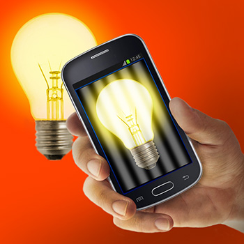 Мерцание света: с помощью смартфона можно обнаружить мерцание ламп